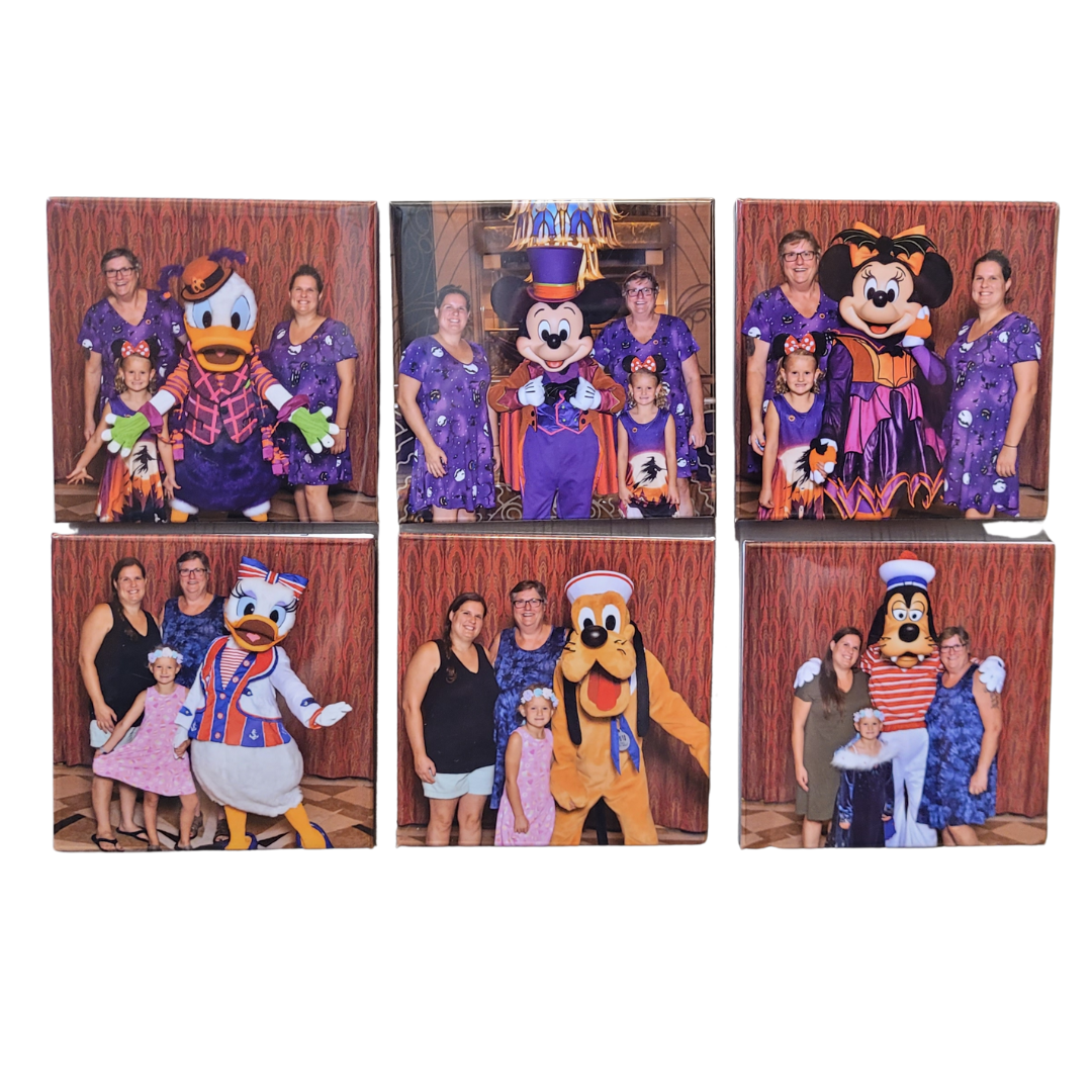 Set of 6 Custom Photo Magnets